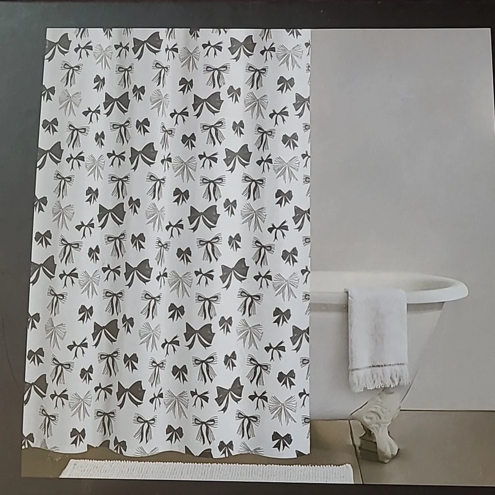 Tahari Bows Shower Curtain